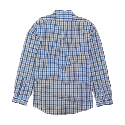 Blue Check Long Sleeve Button Down