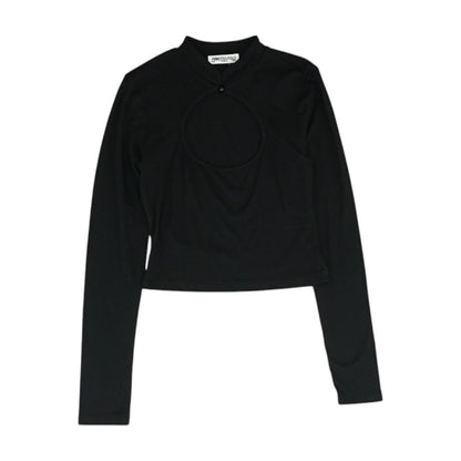Black Knit Top