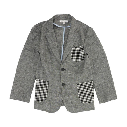 Gray Solid Sport Coat