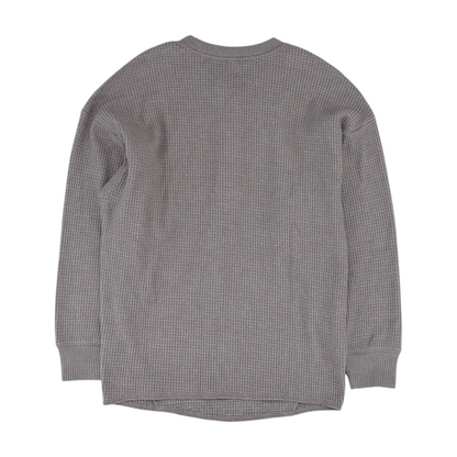 Brown Maternity 1/4 Zip Sweater