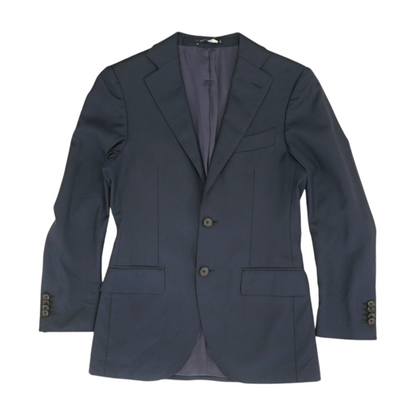 Navy Solid Suit Jacket