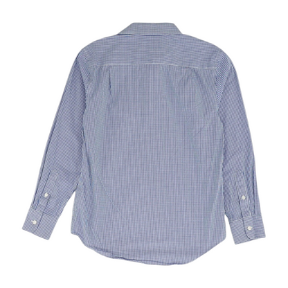 Blue Check Long Sleeve Button Down