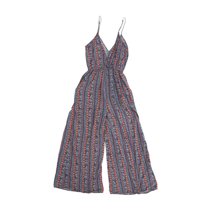 Blue Abstract Jumpsuit