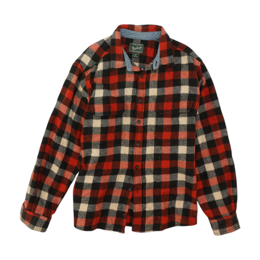 Multi Check Flannel Button Down