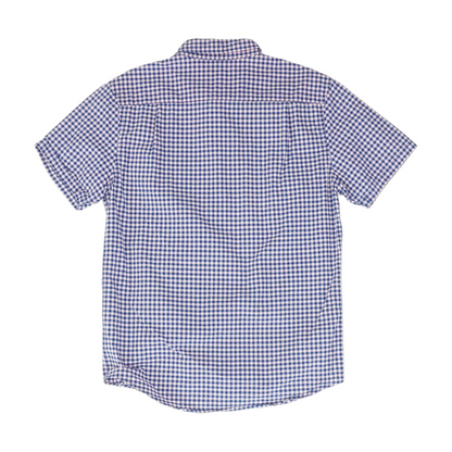 Pink Check Short Sleeve Button Down