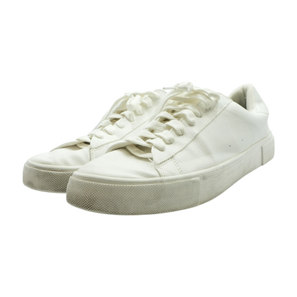 White Low-Top Athletic Shoes