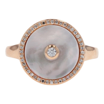 1/10 ctw 14K Rose Gold Statement Ring