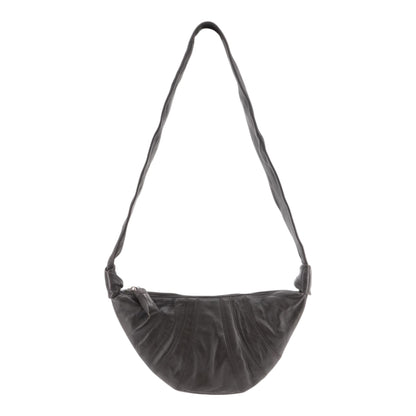 Small Croissant Bag in Dark Chocolate