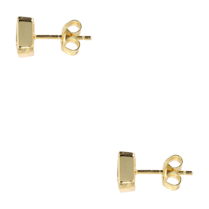 Sterling Silver Moissanite Stud Earrings