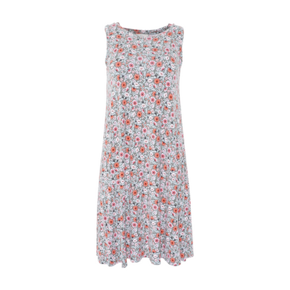 Green Floral Midi Dress