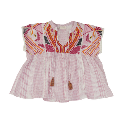 Pink Print Blouse