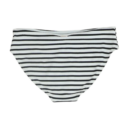White Striped Swim Bottom