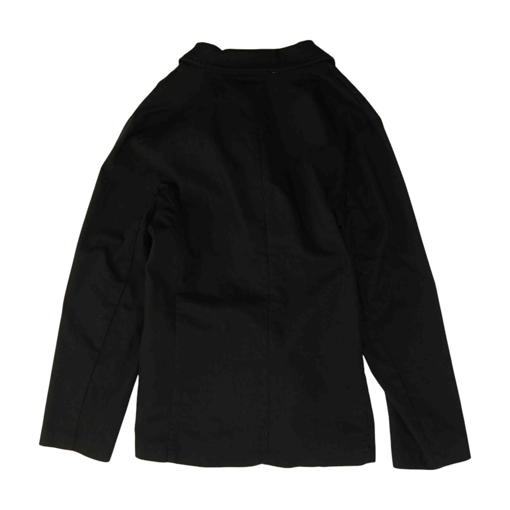 Black Plus Size Solid Blazer