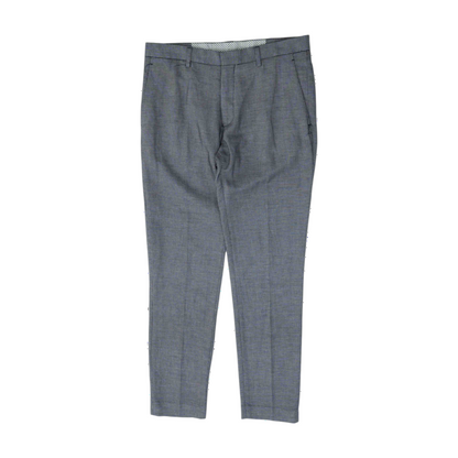Blue Abstract Regular Pants