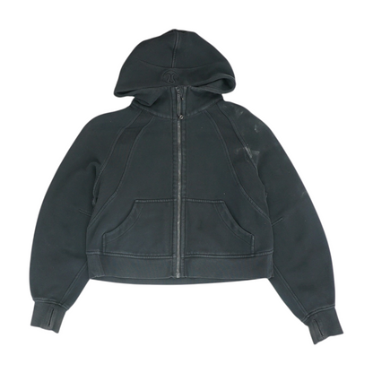 Black Solid Active Jacket