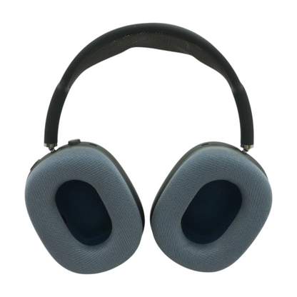 Space Gray AirPods Max (Lightning) Noise Cancelling Headphones With Blue Earpads