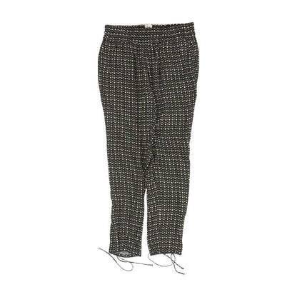 Black Geometric Pants
