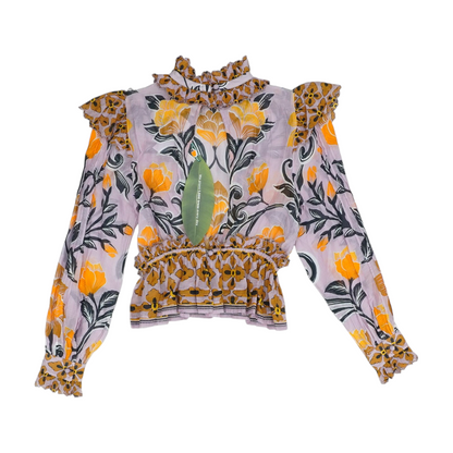 Pink Floral Blouse