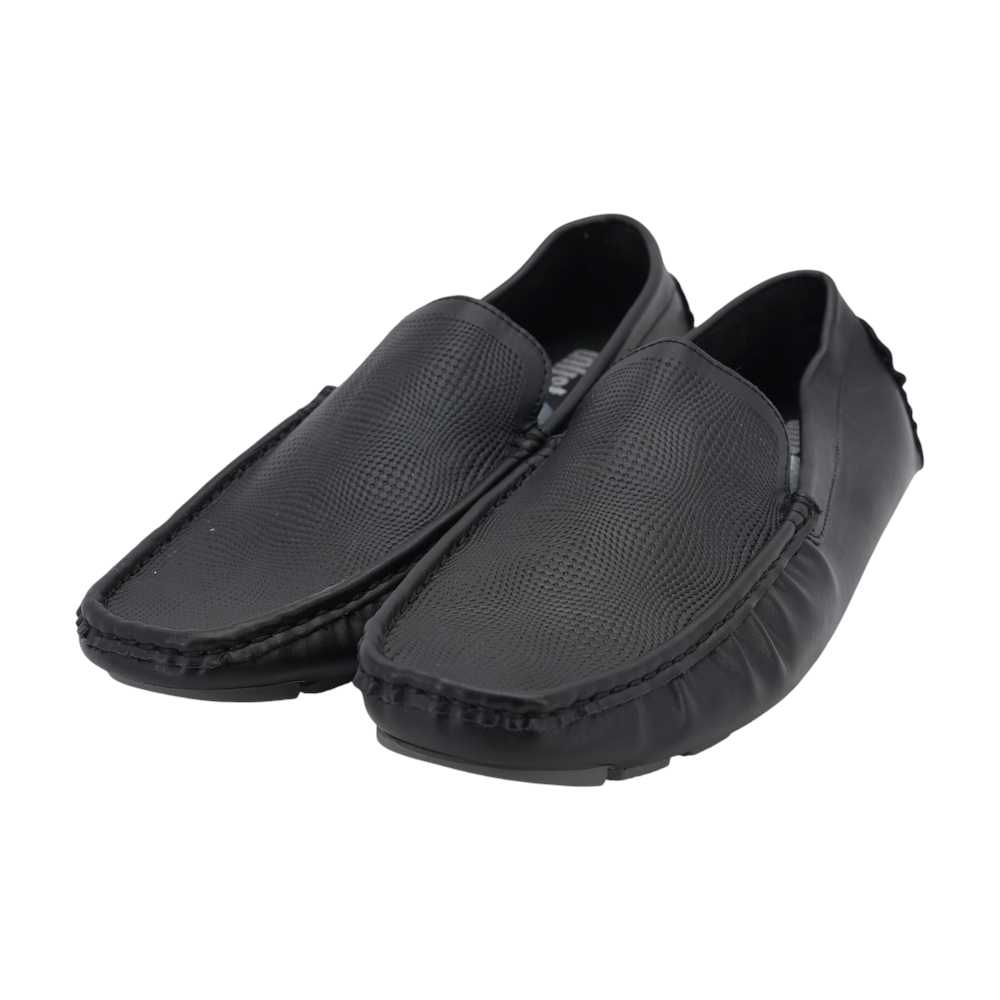 Black Slip-On Dress Shoes