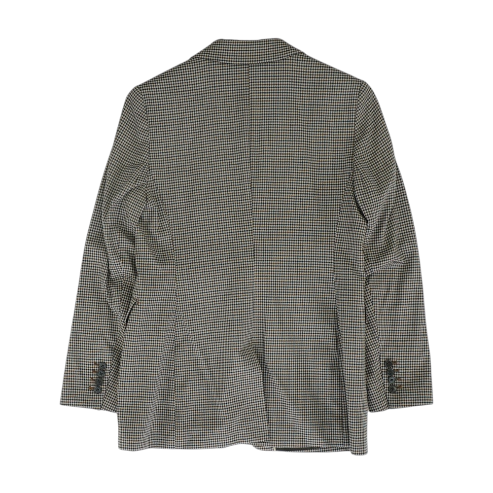 Beige Check Blazer