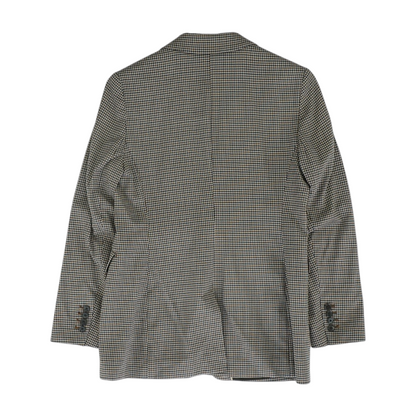 Beige Check Blazer
