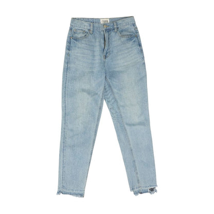 Blue Solid Jeans