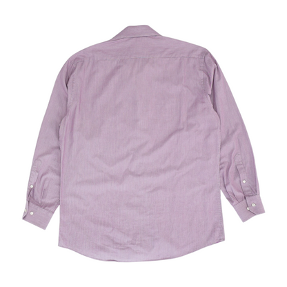 Purple Striped Long Sleeve Button Down