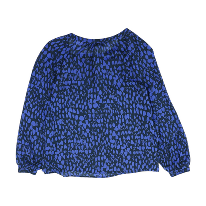 Black Graphic Blouse