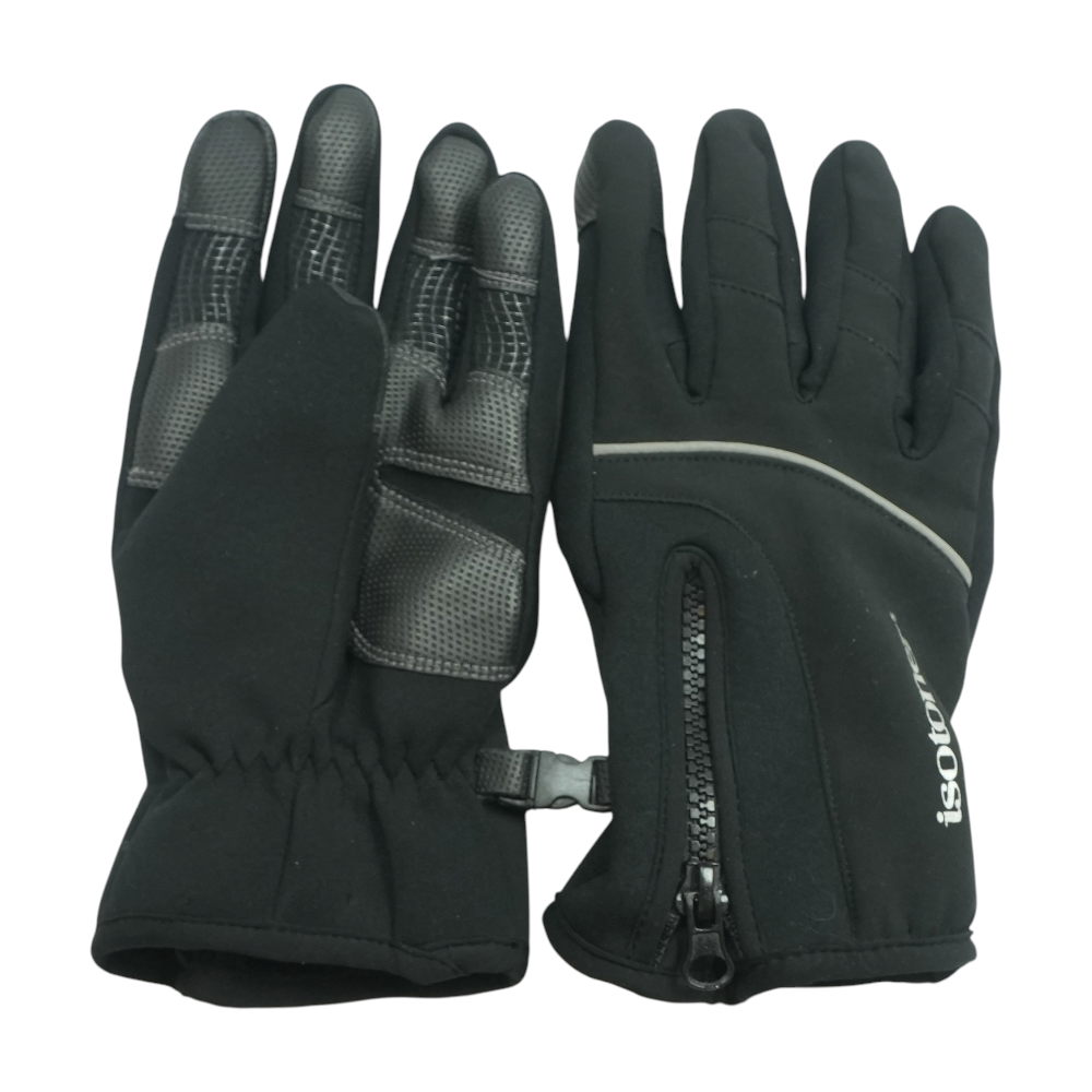 Black 100% Polyester Gloves