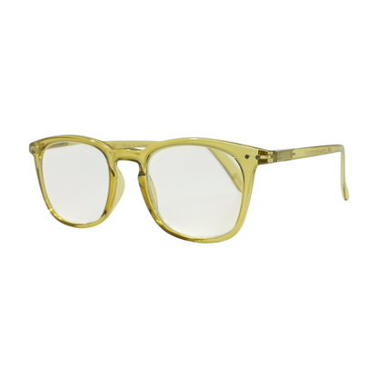 Yellow Square Reading Glasses