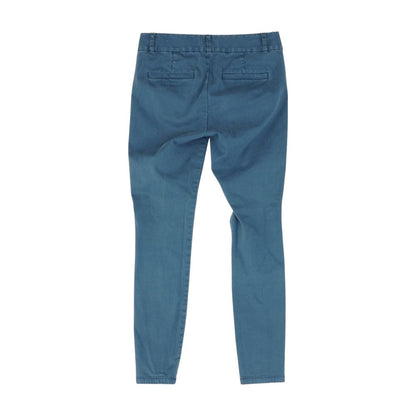 Blue Solid Chino Pants