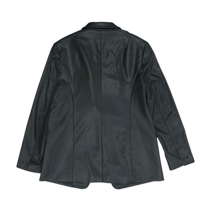 Black Solid Blazer