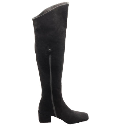 Black Knee High Boots