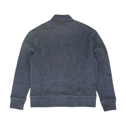 Navy Solid 1/4 Zip Pullover