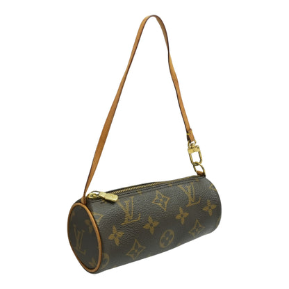 Brown Pochette Papillon in Monogram Coated Canvas