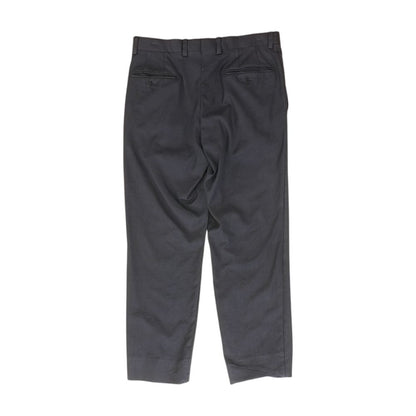 Navy Solid Dress Pants