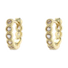 Gorjana Costume Cubic Zirconia Hoop Earrings – Image 1