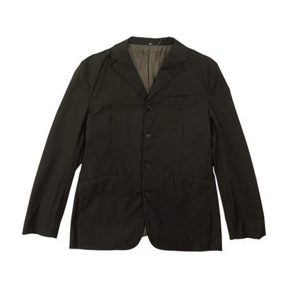 Black Solid Sport Coat