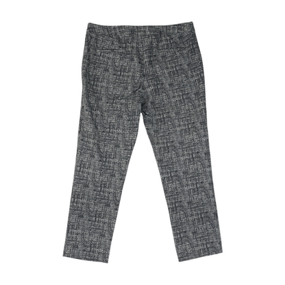 Black Print Regular Pants