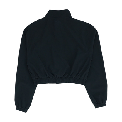 Black Solid Active Jacket