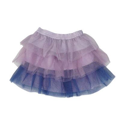 Purple Color Block Skirt