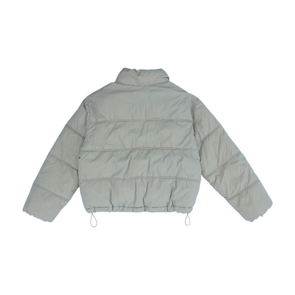 Beige Solid Jacket
