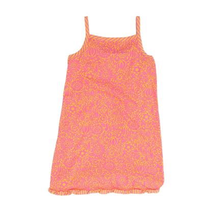 Orange Abstract Dress