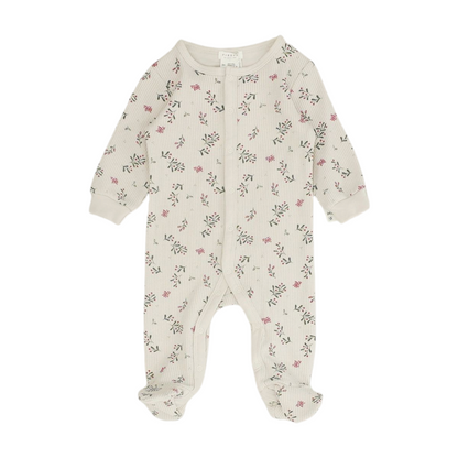 Beige Print One-Piece