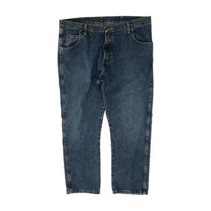 Navy Straight Jeans