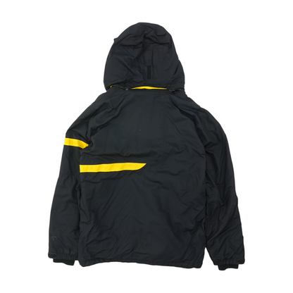 Vintage Black Solid Active Jacket