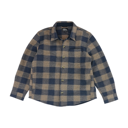 Navy Check Jacket