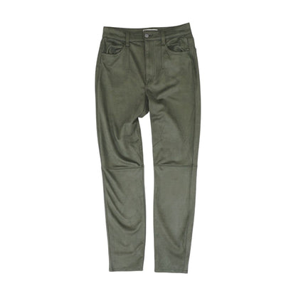 Green Solid Pants