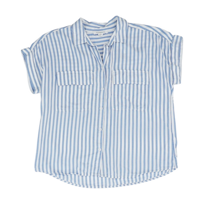Blue Striped Button Down