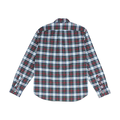 Multi Plaid Long Sleeve Button Down